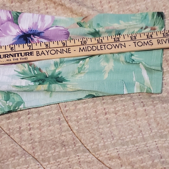 Alfred Dunner Women XL Parrot Tropical Top 3/4 Length Sleeve Hawaiian Beachy - Picture 10 of 10